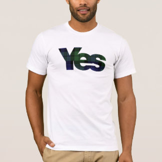 Camiseta Sim independência escocesa 2014 de Scotland