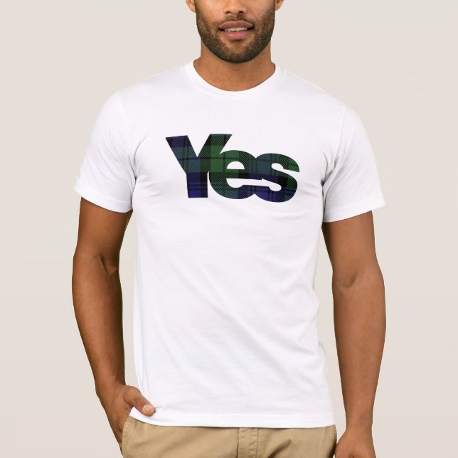 Camiseta Sim independência escocesa 2014 de Scotland (Frente)