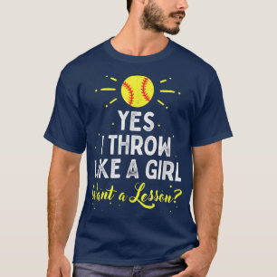 Camiseta Sim, Joguei Como Uma Garota Legal Engraçada.