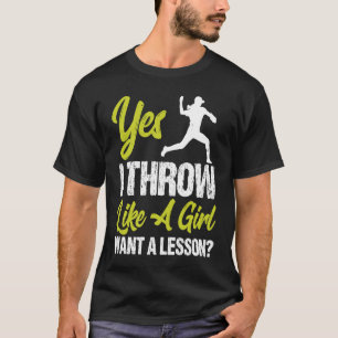 Camiseta Sim, Joguei Como Uma Rapariga Jogadora De Beisebol