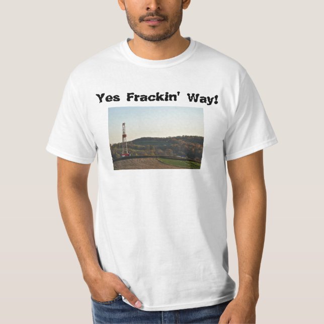 Camiseta Sim maneira de Frackin! (Frente)
