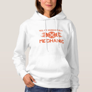 Camiseta Sim, Meu Marido É Um Mecânico - Esposa de Mecânico