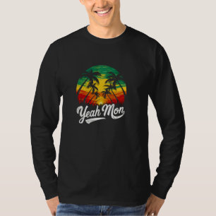 Camiseta Sim Mon Jamaican Vintage Jamaica Reggae Vacage