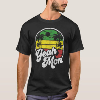 Camiseta Sim Mon Vintage Jamaica Reggae Vacina jamaicana