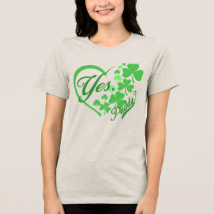 Camiseta Sim Mulheres Paddy Sim Paddy Bebê Engraçado São Pa