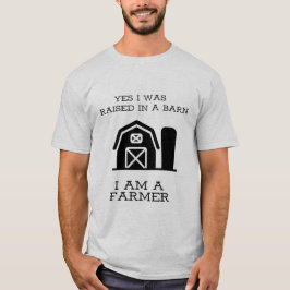 Camiseta Sim Nascer Na Fazenda De Barn