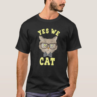 Camiseta Sim, Nós Gatamos Com Óculos, Gatinho.