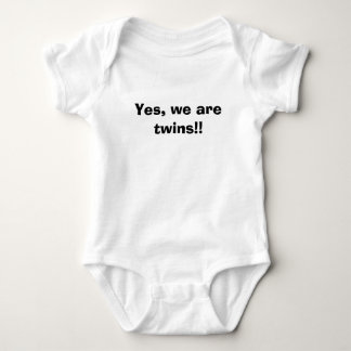 Camiseta Sim, nós somos gêmeos!!