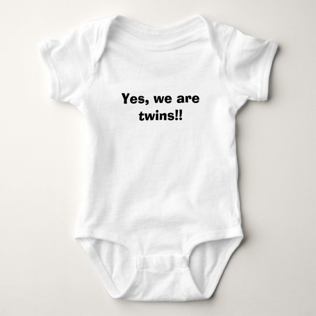 Camiseta Sim, nós somos gêmeos!! (Frente)