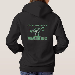 Camiseta Sim, o meu marido é mecânico - mulher do mecânico