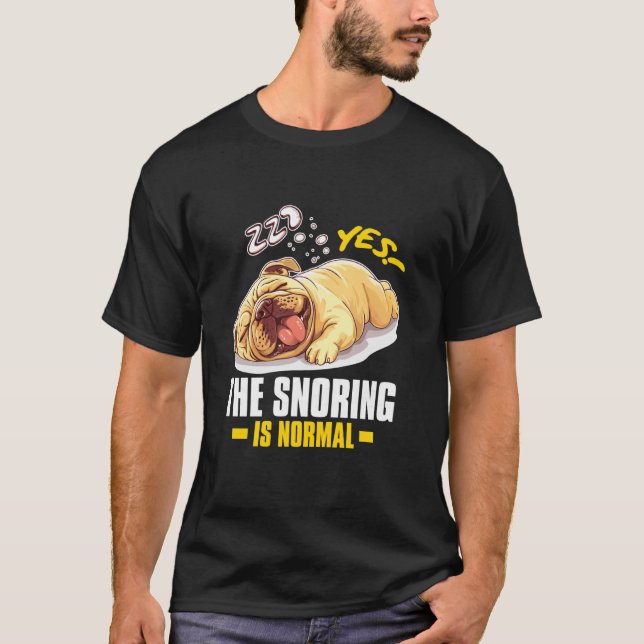 CAMISETA SIM! O RONCO É NORMAL (Frente)
