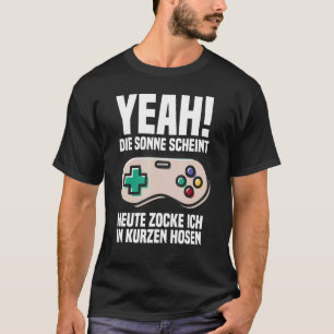 Camiseta Sim, O Sol Brilha Hoje, Zocke Ich Em Breve Troia