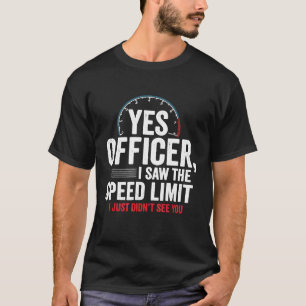 Camiseta Sim Oficial Excesso de Velocidade   Para Entusiast