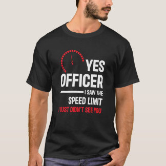 Camiseta Sim Oficial, Vi O Entusiasta Do Carro De Velocidad