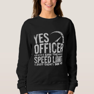 Camiseta Sim Oficial, vi o limite de velocidade