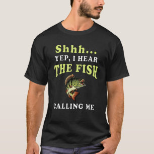 Camiseta Sim, Ouvi O Peixe Chamando-Me Hobby De Pesca