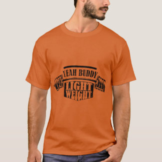 Camiseta Sim, parceiro leve, divertido dizer musculação