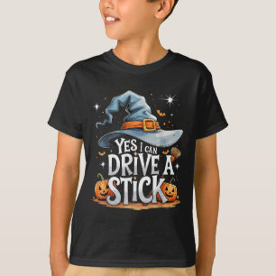 Camiseta Sim, Posso Dirigir Um Pauzinho Presente Engraçado