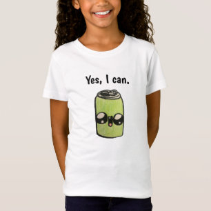 Camiseta Sim, posso. (pop de refrigerante) (meninas)