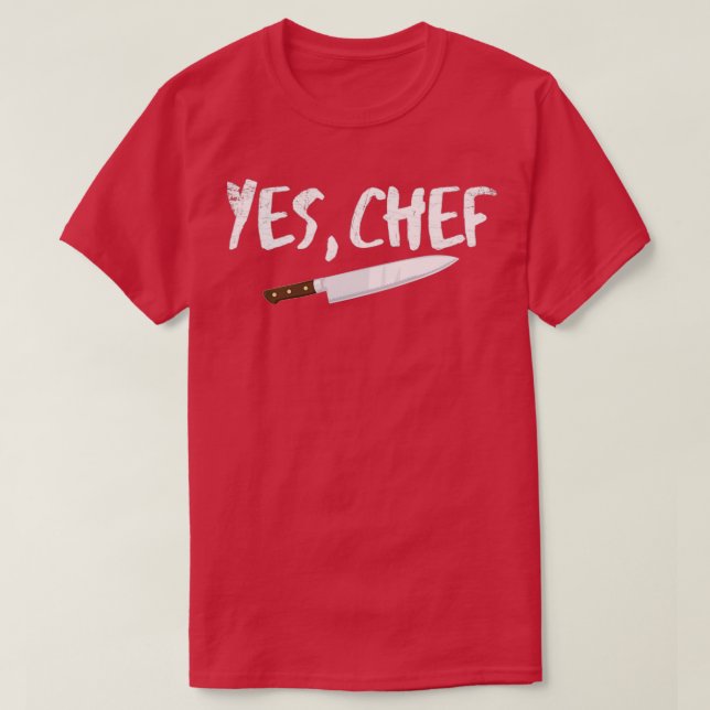 Camiseta Sim, Presente Perfeito do Chef (Frente do Design)