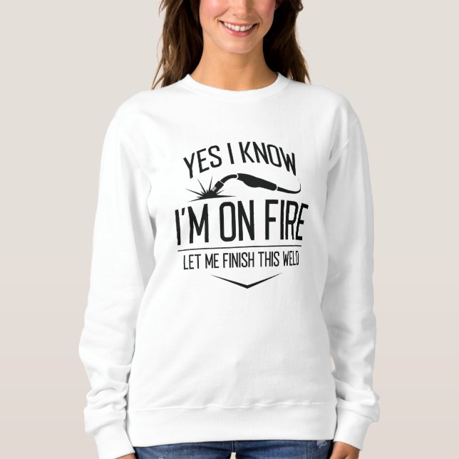 Camiseta Sim, sei que estou em chamas (Frente)