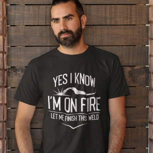 Camiseta Sim, sei que estou em chamas