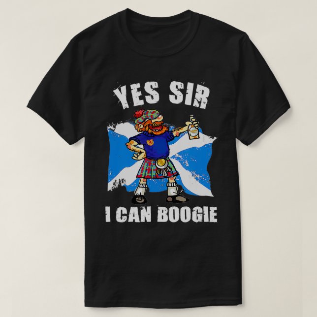 Camiseta Sim, Senhor, Posso Boogie (Frente do Design)