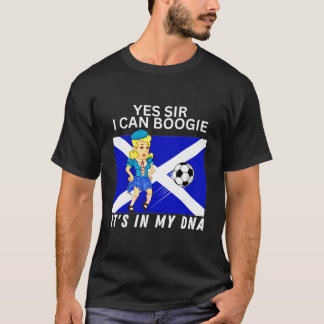 Camiseta Sim, Senhor, Posso Boogie Scotland Girl Adora Fute