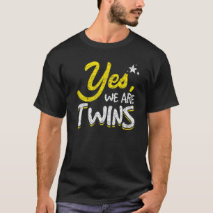 Camiseta Sim, Somos Gêmeos Correspondendo Familiares Irmãos
