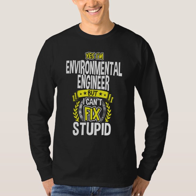 Camiseta Sim, sou Engenheiro Ambiental (Frente)