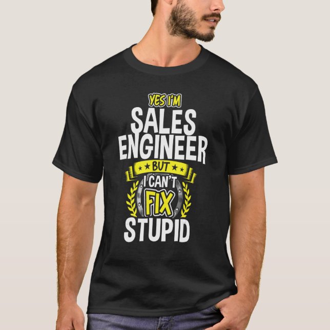 Camiseta Sim, sou Engenheiro de Vendas (Frente)