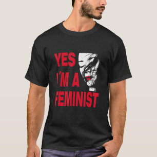 Camiseta Sim, sou feminista, para homens e mulheres noivos_