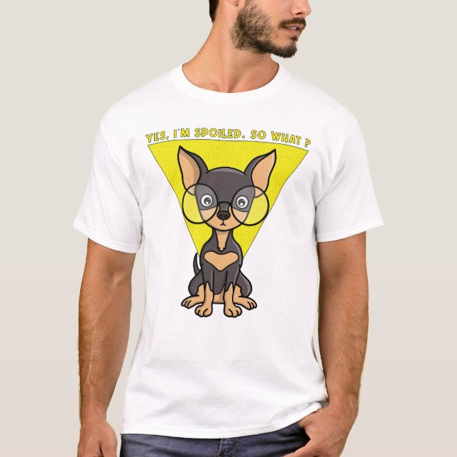 Camiseta Sim, sou mimado. E daí? (Frente)