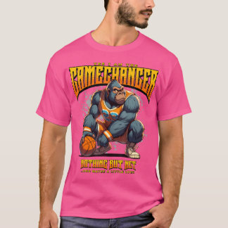 Camiseta Sim, Sou O Goril De Basquete Engraçado Da Cara Gam
