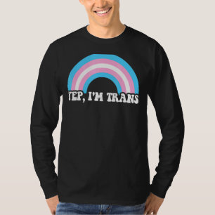 Camiseta Sim, sou o mês do Orgulho Lgbtq Trans Trans