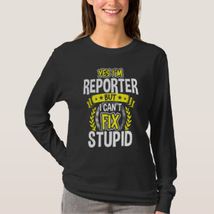 Camiseta Sim, sou o Repórter