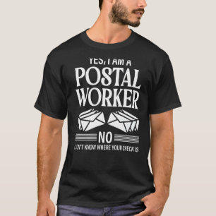 Camiseta Sim, sou um corretor de correios dos EUA