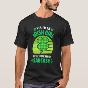 Camiseta Sim, sou um Dia de São Patrício Engraçado da Irlan