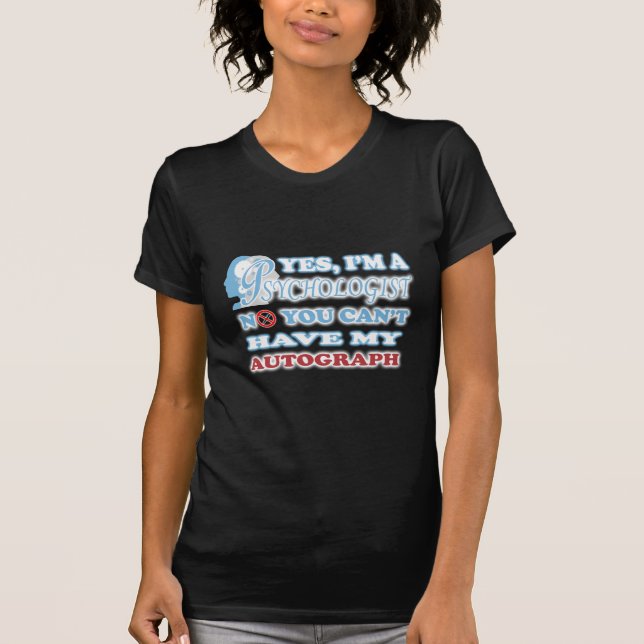 Camiseta Sim, sou um Excelente psicólogo Presente (Frente)