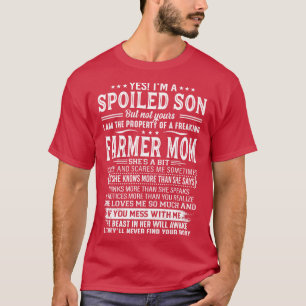 Camiseta Sim, Sou Um Filho Maltratado, Propriedade De Um Fa