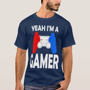 Camiseta Sim, sou um jogador, vídeo engraçado de jogador ra
