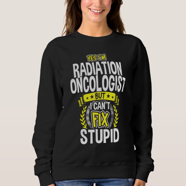 Camiseta Sim, sou um oncologista de radiação (Frente)