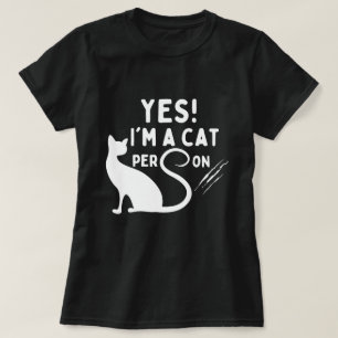 Camiseta Sim, sou uma pessoa de gato