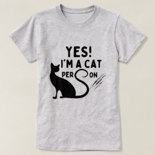 Camiseta Sim, sou uma pessoa de gato