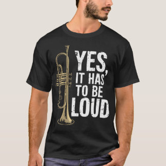 Camiseta Sim, Tem Que Ser Alto Trompetista De Jazz Trompete