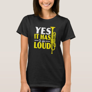Camiseta Sim, Tem Que Ser Alto Trompetistas Tocador De Trom