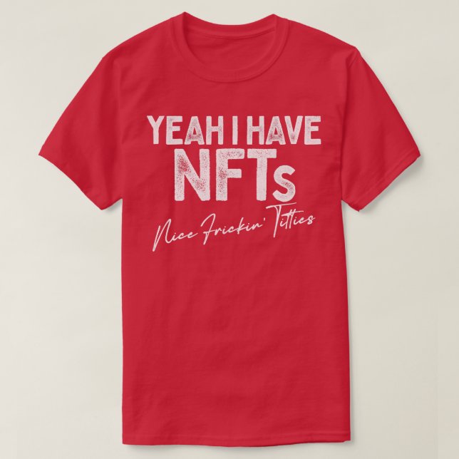 Camiseta Sim, tenho NFTs 1 (Frente do Design)