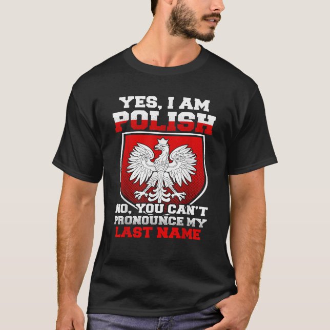 Camiseta Sim, Tenho Orgulho De Ser Polonês (Frente)