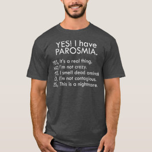 Camiseta Sim, tenho parosmia 18