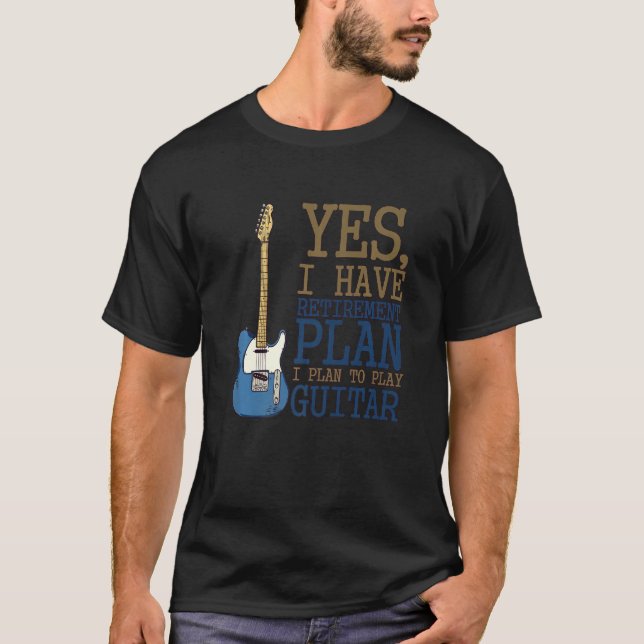 Camiseta Sim, Tenho Um Plano De Aposentação Que Planejo Toc (Frente)